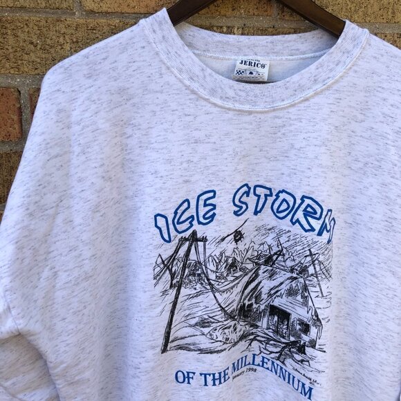 Vintage 1998 North American Ice Storm Sweater XL - Picture 5 of 6